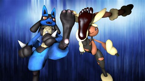 lopunny spankbang|Lucario spanking Lopunny.